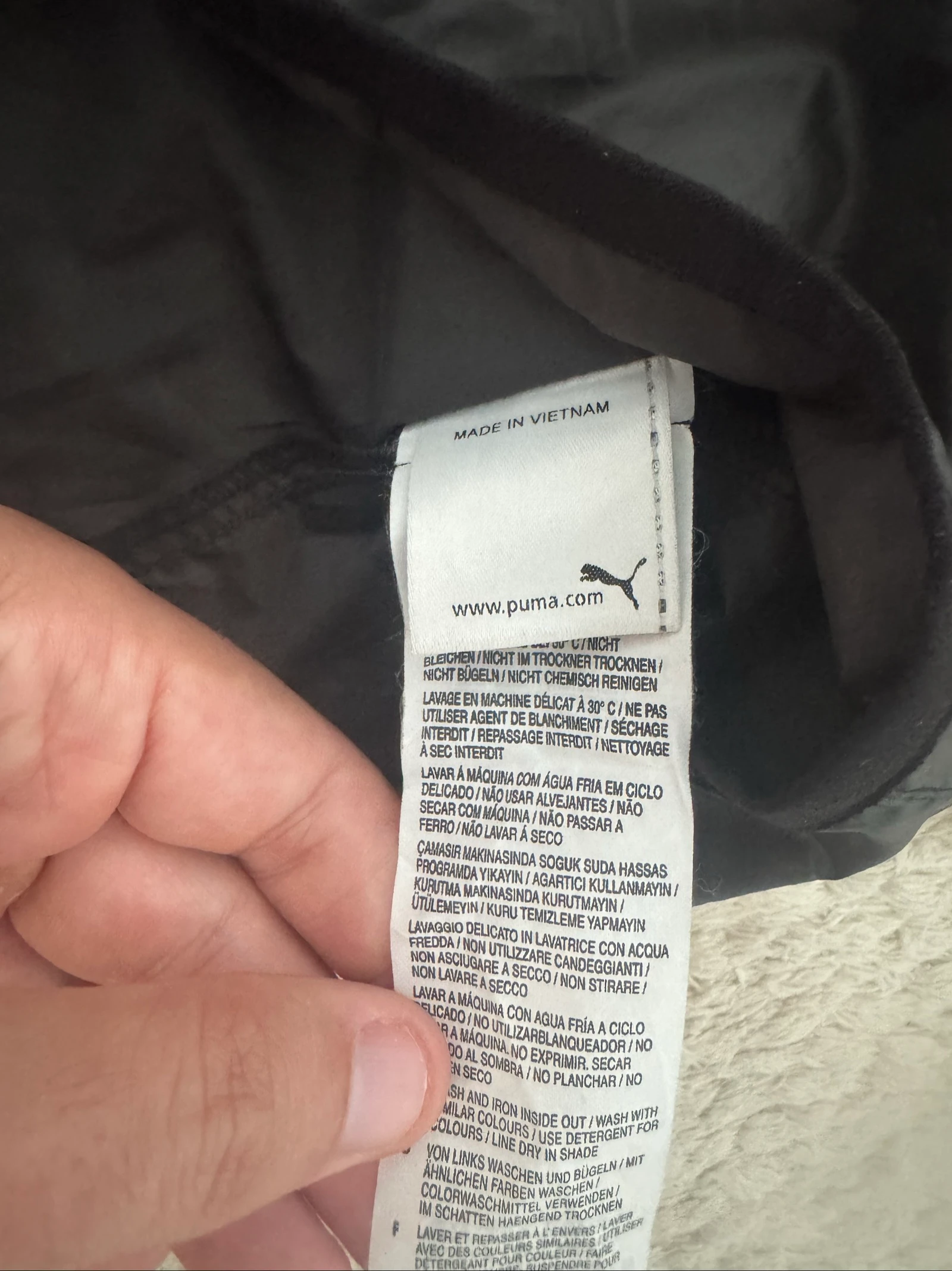 Puma Windbreaker Jas Grijs USP Lichtgewicht Hardlopen Sport Y2K Vintage M – photo 5